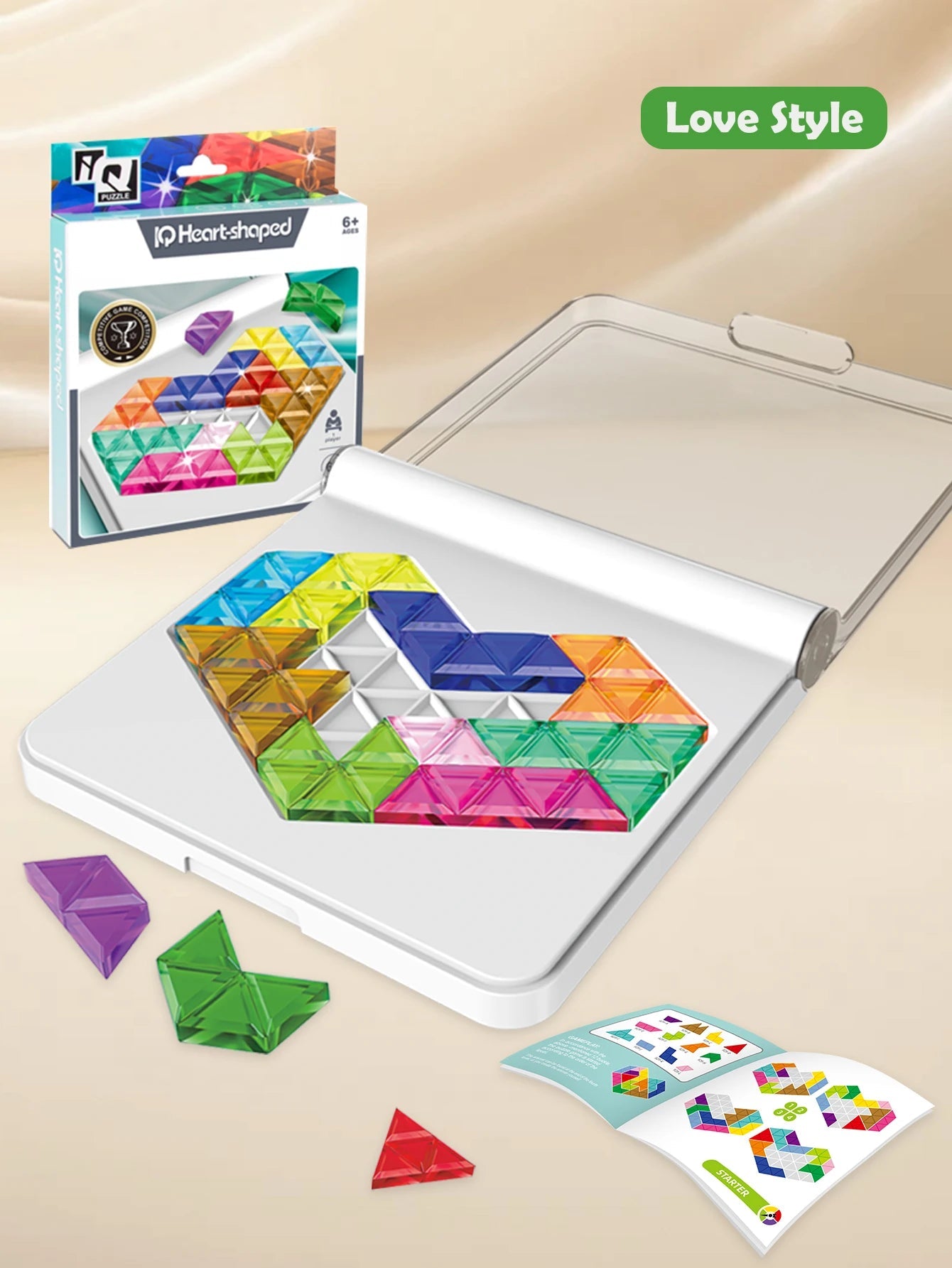 Puzzle Toys. Logical Thinking Training Fun Tabletop Games Multiple Shapes Colors, Advanced Level Gifts for Boys and Girls - InnovaCuisine