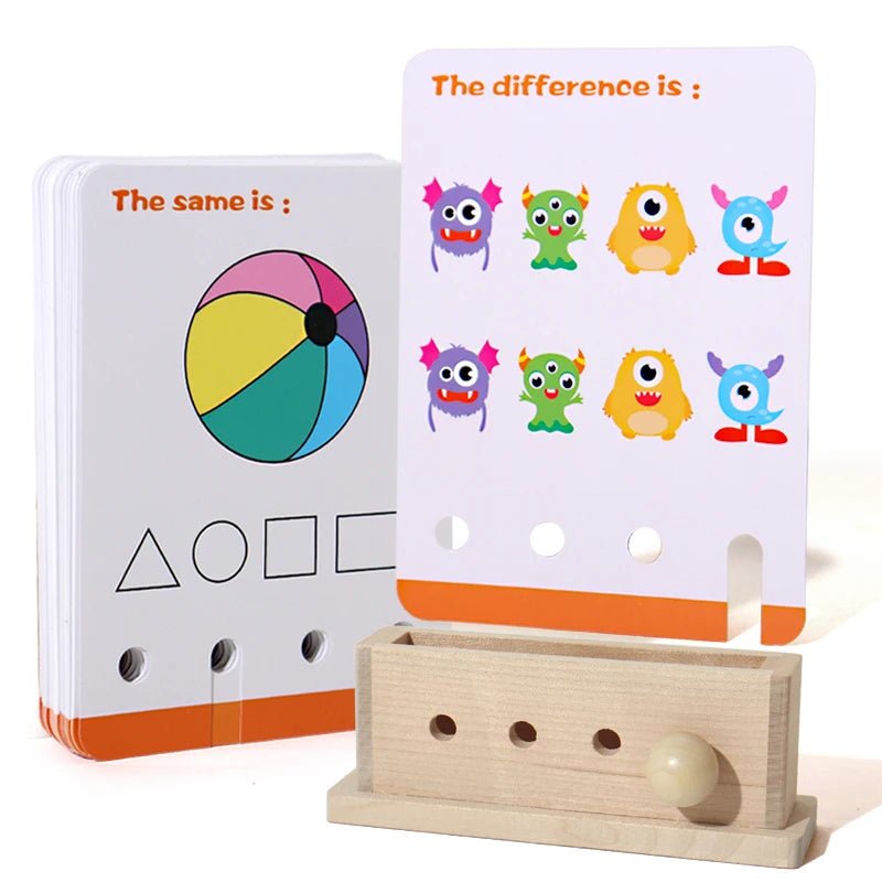 Logic Puzzle Game Educational Toy Set for Kids Logic Unlocking Game Alphabet Learning Activities Preschool Skills Development - InnovaCuisine