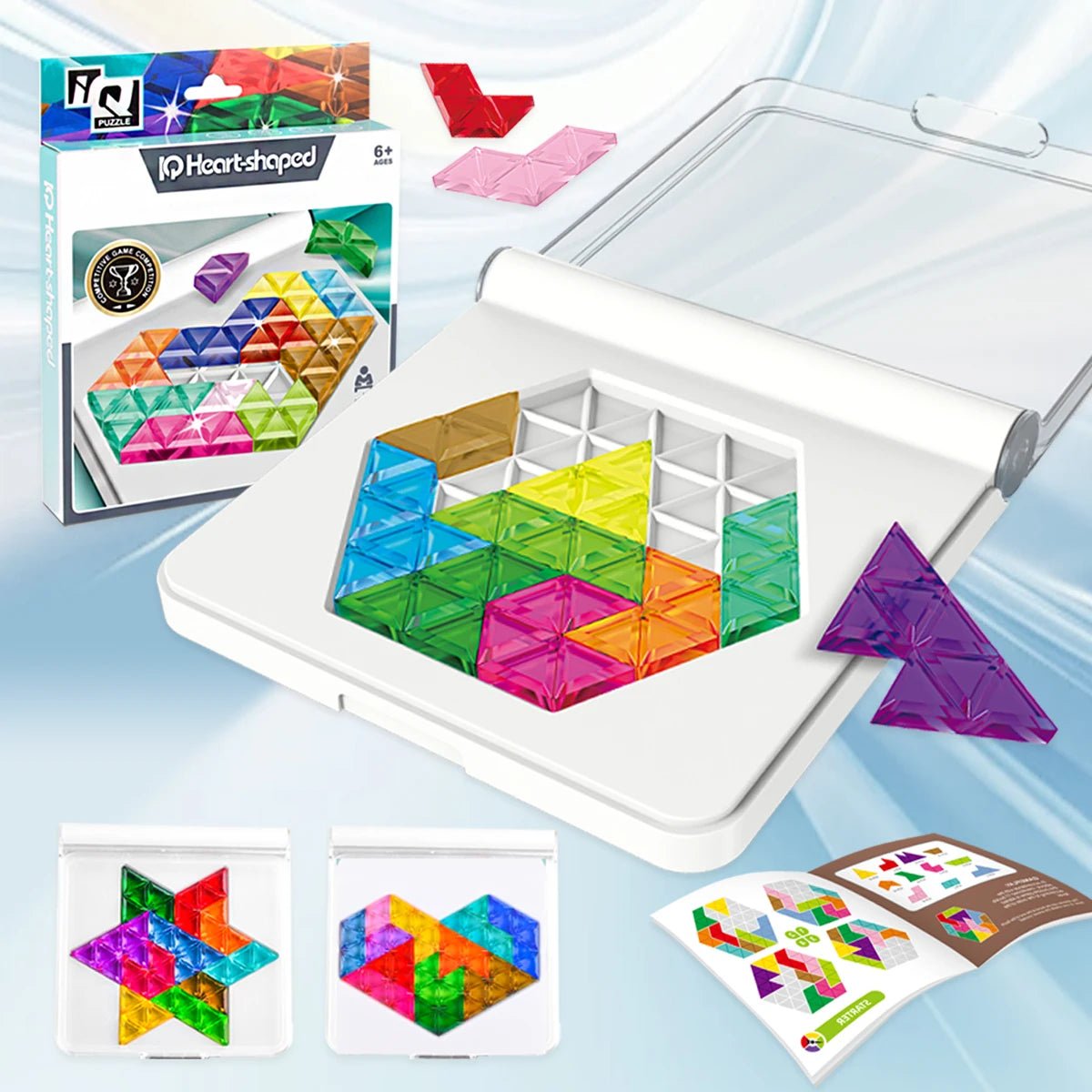 Puzzle Toys. Logical Thinking Training Fun Tabletop Games Multiple Shapes Colors, Advanced Level Gifts for Boys and Girls - InnovaCuisine