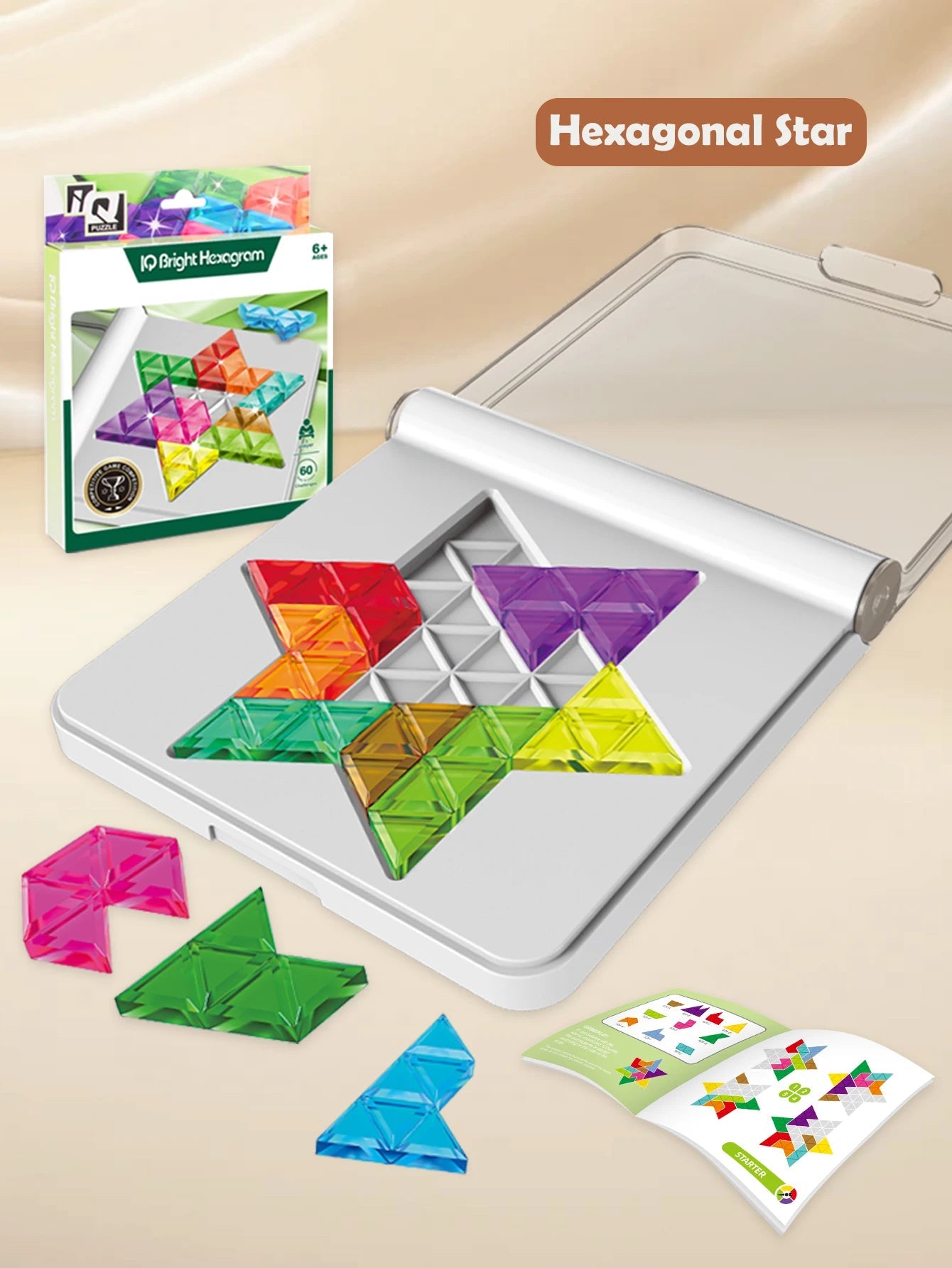 Puzzle Toys. Logical Thinking Training Fun Tabletop Games Multiple Shapes Colors, Advanced Level Gifts for Boys and Girls - InnovaCuisine